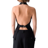 Top donna jacquard con ricami gioiello