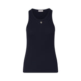 Top donna con mini logo