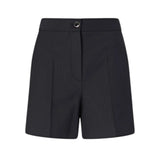 Shorts donna sartoriali in misto lana stretch