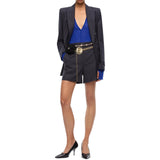 Shorts donna sartoriali in misto lana stretch