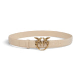 Cintura Donna Love Birds in pelle 3cm