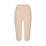 Pantaloni donna in crêpe leggero e raso