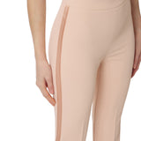 Pantaloni donna in crêpe leggero e raso