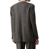 Giacca donna in tweed con cintura
