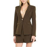 Blazer donna slim fit