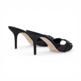 Mules donna in pelle con cinturini