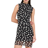 Abito donna corto a pois