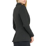 Blazer donna con spilla gioiello