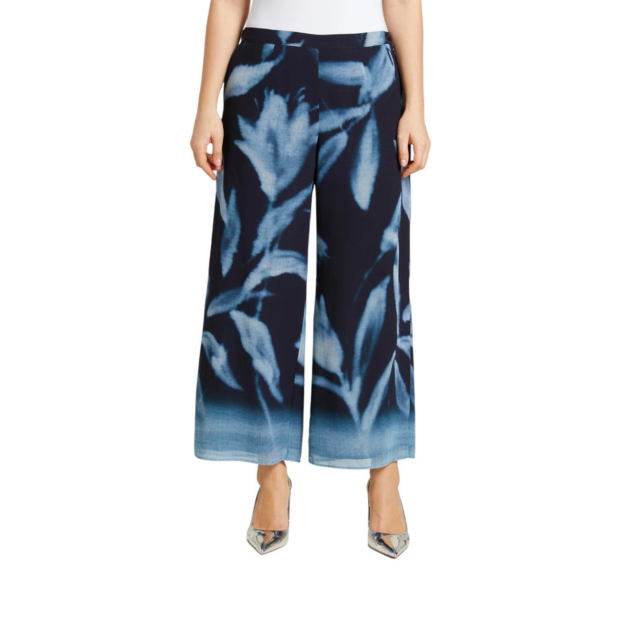 Pantalone donna stampato in georgette