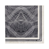 Foulard donna in seta con stampa astratta