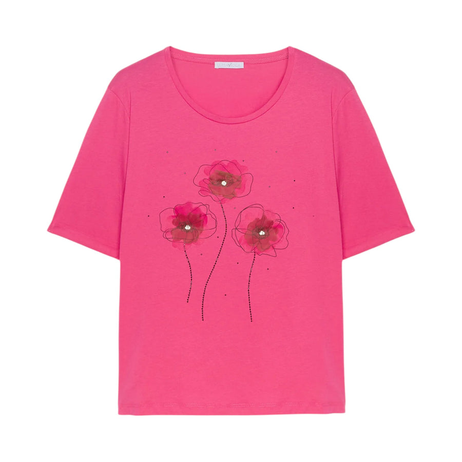 T-shirt donna ricamata