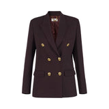 Giacca donna doppiopetto in gabardina