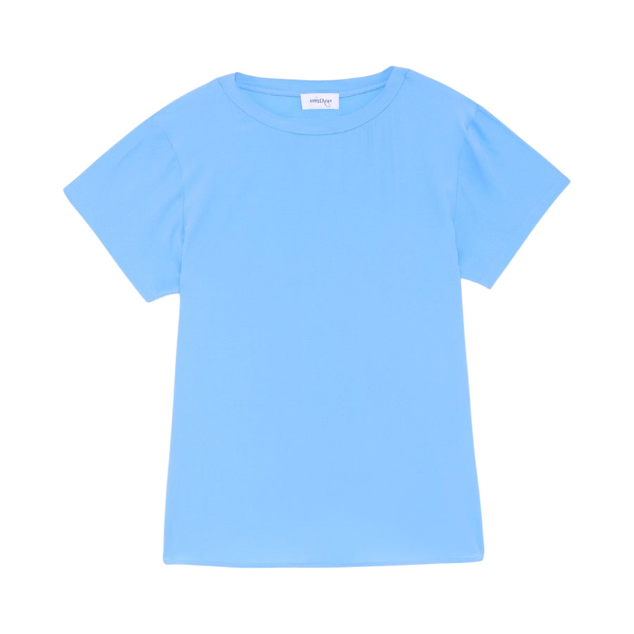 T-shirt donna in misto seta
