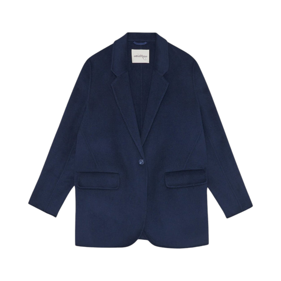 Blazer donna in misto lana