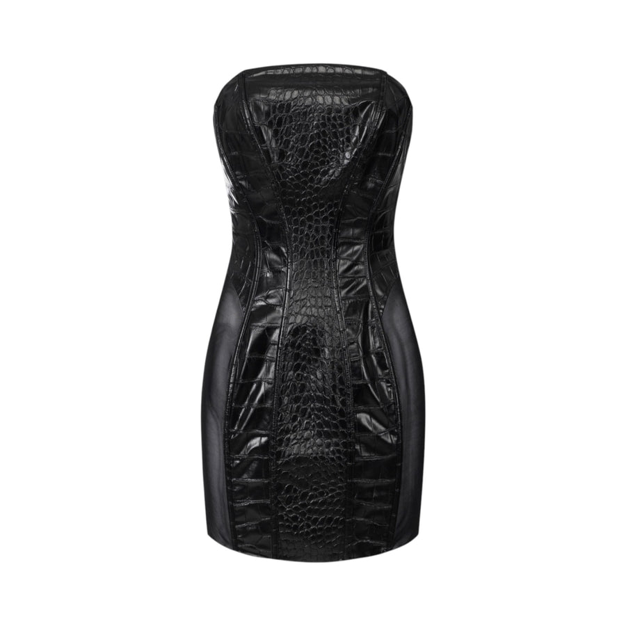Abito donna con texture stampa cocco