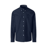 Camicia uomo in cotone Oxford con logo ricamato