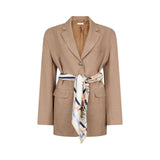 Blazer donna con foulard