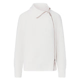 Maglia donna in lana con zip