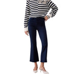 Pantaloni donna cropped a vita alta