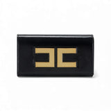 Clutch donna in pelle con logo