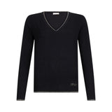 Maglia donna con scollo a V