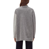 Cardigan donna intarsio goffrato