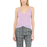 Top donna in lana e alpaca