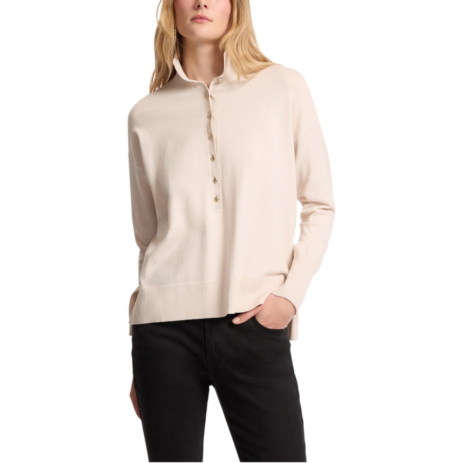 Maglia donna con colletto e bottoni