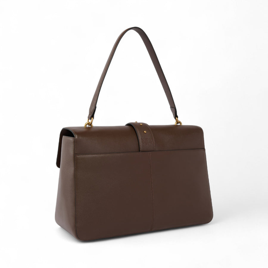 Borsa donna a spalla maxi Love Bag Slouchy in pelle