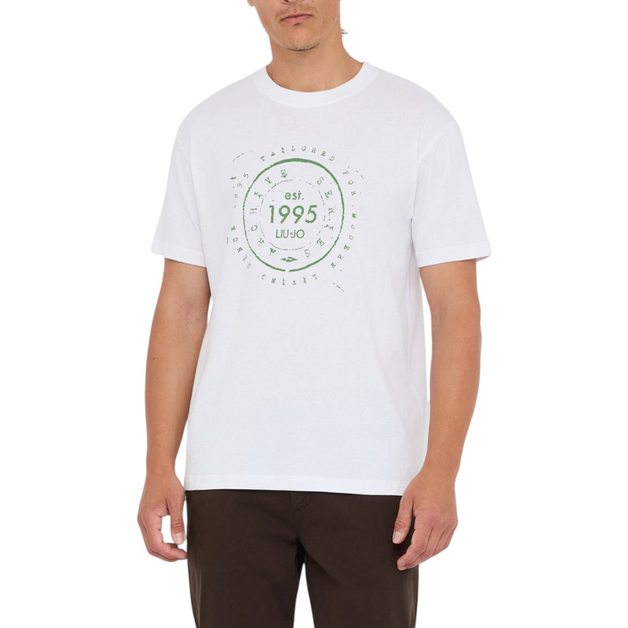 T-shirt uomo in cotone con stampa