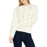 Maglia donna traforata con pietre gioiello