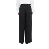 Pantaloni donna palazzo con cintura