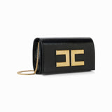 Clutch donna in pelle con logo