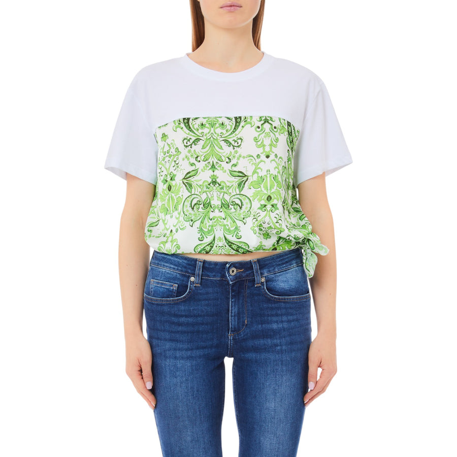 T-shirt donna stampa foulard