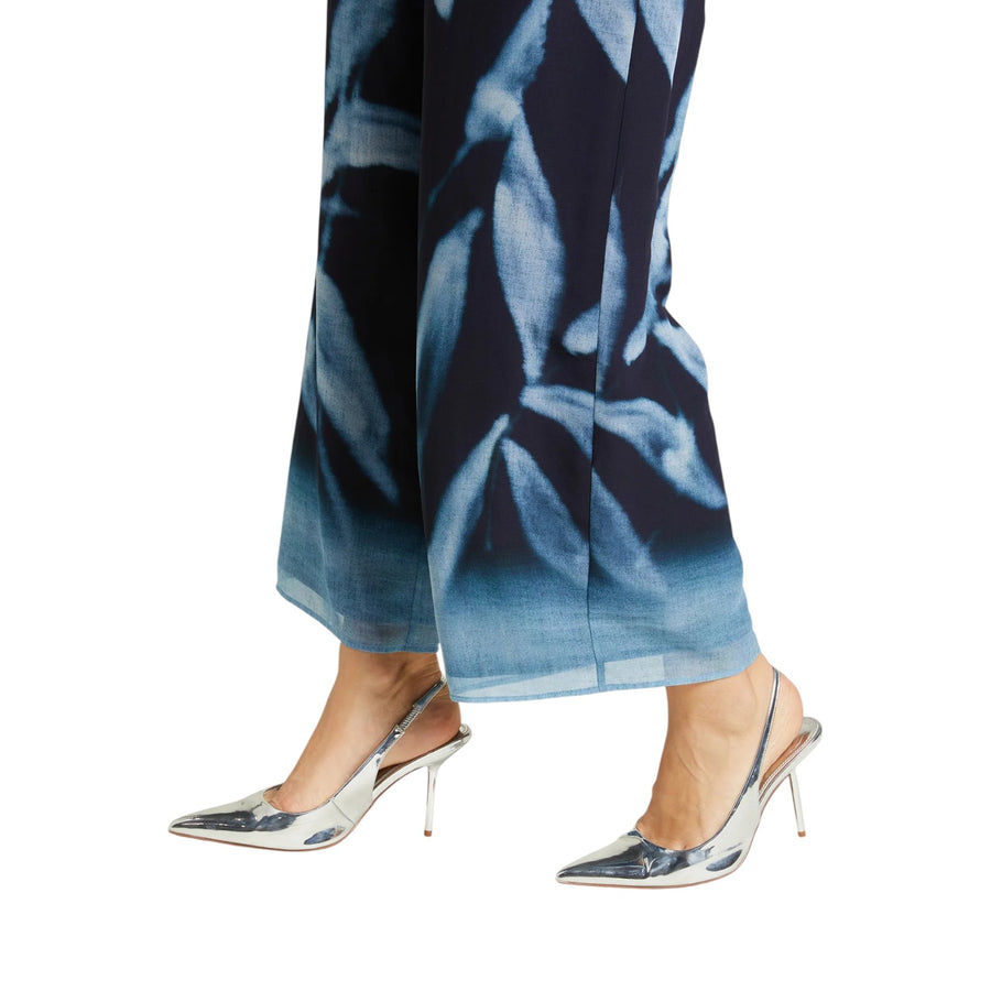 Pantalone donna stampato in georgette