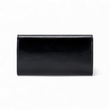 Clutch donna in pelle con logo