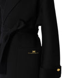 Cappotto donna in panno di misto lana double