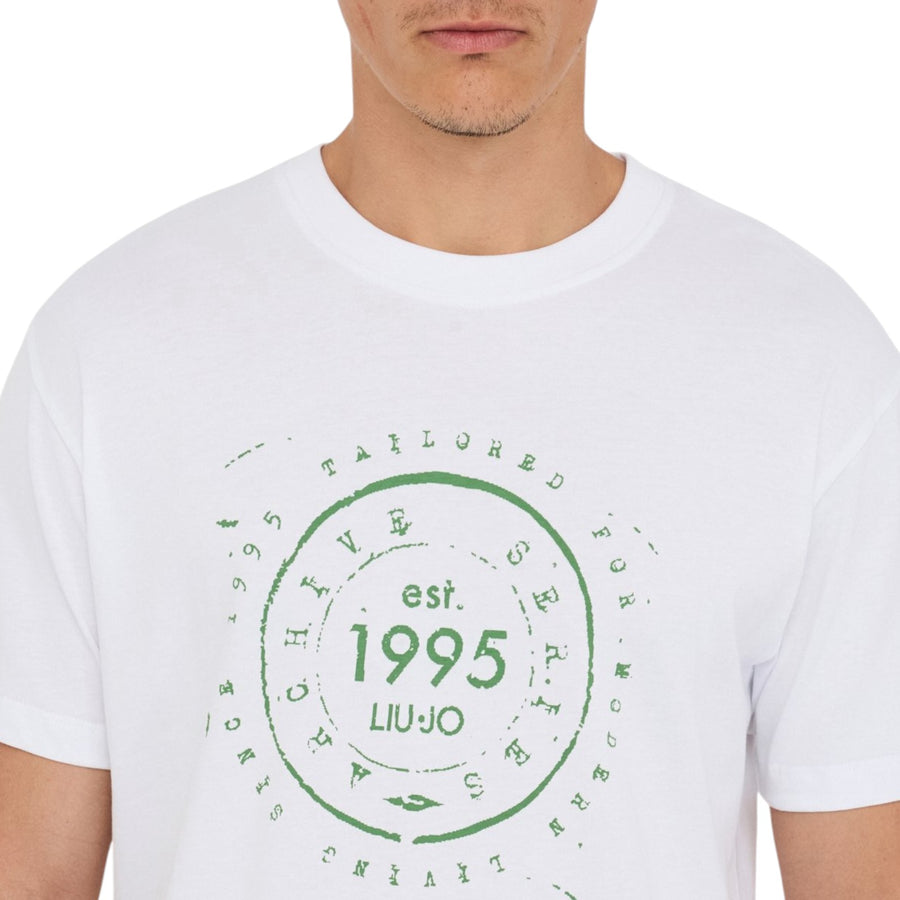 T-shirt uomo in cotone con stampa
