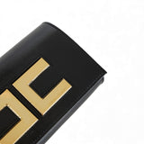 Clutch donna in pelle con logo