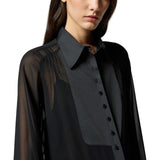 Vestito donna lungo semitrasparente