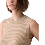 Top donna in maglia con fiocco