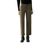 Pantaloni donna flare cropped