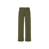 Pantaloni donna flare cropped