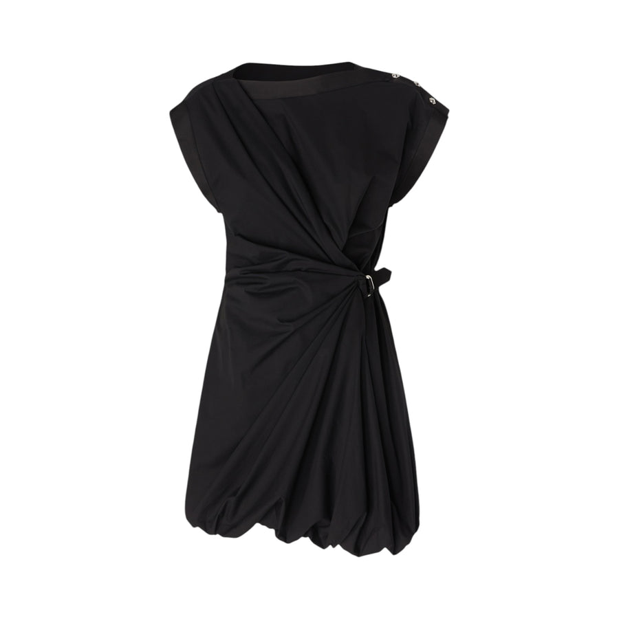 Vestitino donna in popeline con incrocio