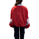 Bomber donna con dettagli in pizzo