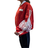 Bomber donna con dettagli in pizzo