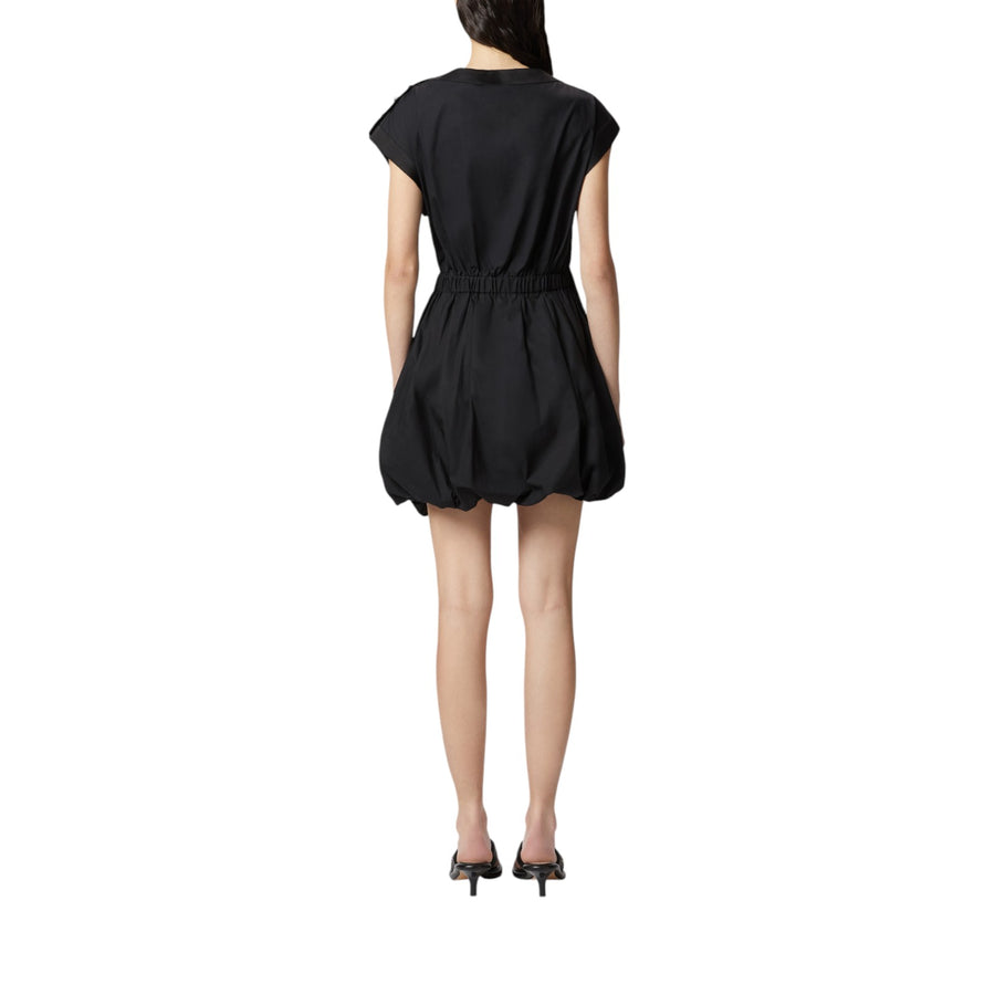Vestitino donna in popeline con incrocio