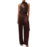 Top donna con schiena scoperta