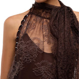 Top donna con schiena scoperta