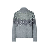Maglia donna in lana con paillettes